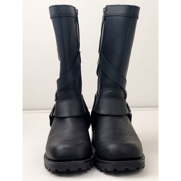 Harley Davidson Amber Motorcycle Boots - Round Toe | Women's Sz 7.5 - Picture 7 of 11